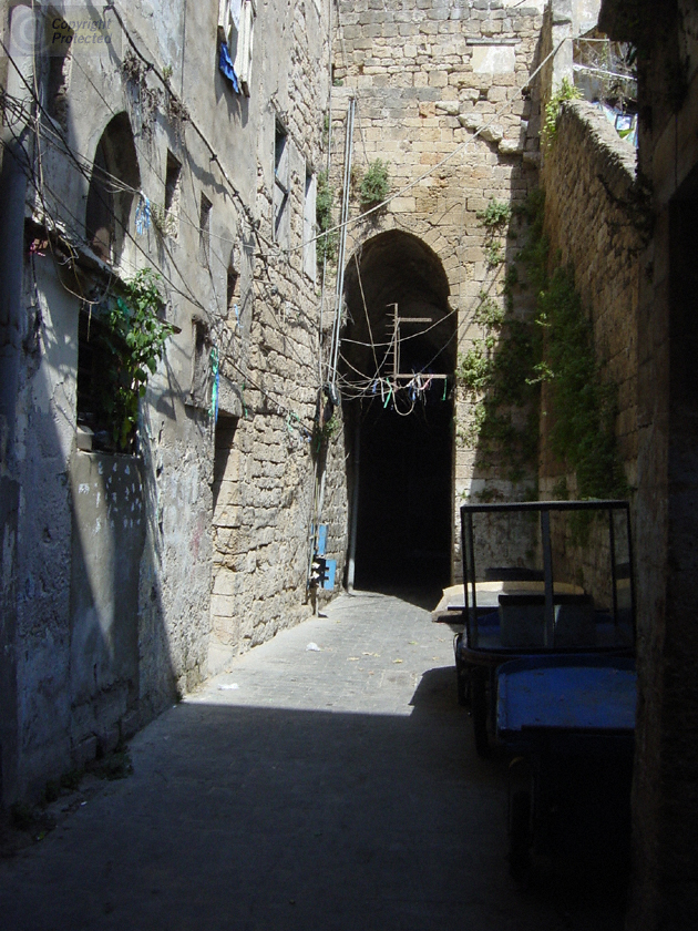 Passage way in the Old Town Area of Saida